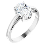 Solitaire Scroll Setting® Ring