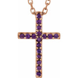 Petite Cross Necklace Or Pendant