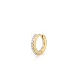 Single Mini Diamond Huggie Hoop