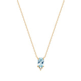 Topaz And Diamond Necklace