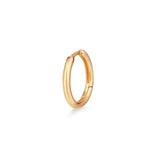 Yellow Gold Single Huggie Hoop