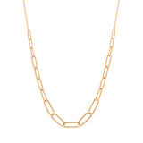 Graduated Paper Clip Necklace
