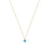 Turquoise Solitaire Necklace