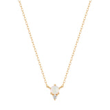 Opal And Diamond Necklace