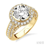 Semi-Mount Diamond Engagement Ring