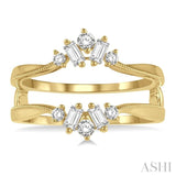 Baguette Diamond Insert Ring